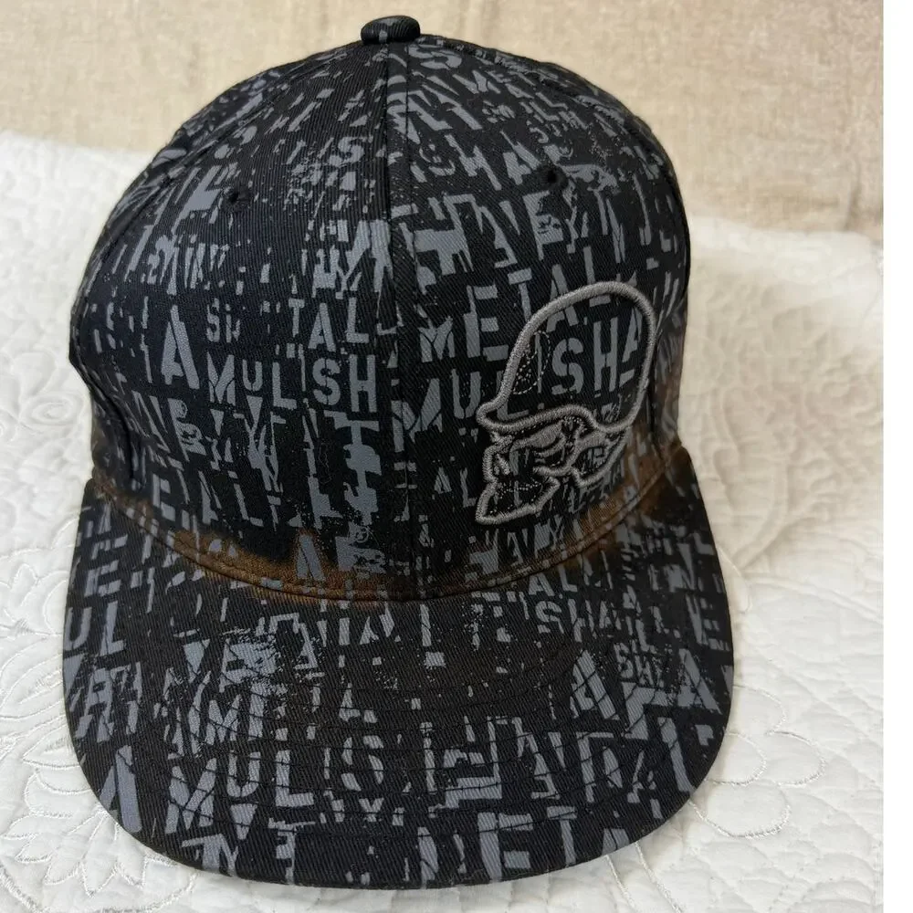 Metal Mulisha Black L XL Flexfit Fitted Cap Hat Motocross BMX Streetwear Logo